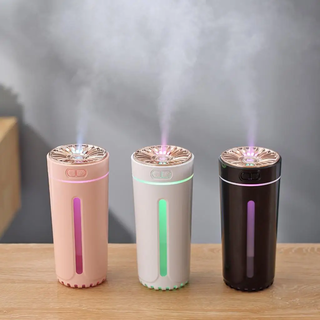 Portable Humidifiers with LED Night Light for Office Bedroom