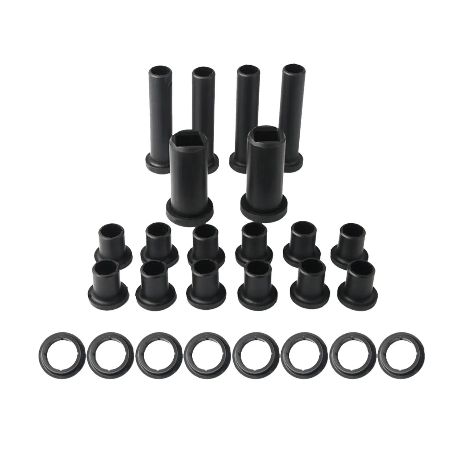 Stable Rear  Bushings Kit, Including Lower Control Bushings, Bushing Stabilizer Tubes, Fit for Polaris Sportsman 700