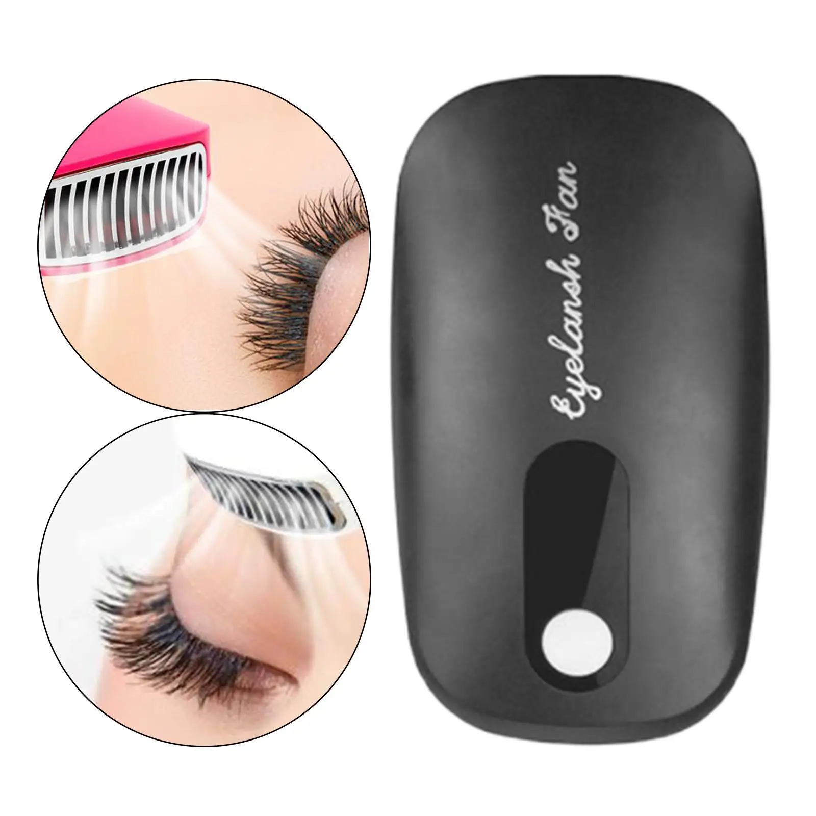 Eyelash Fan Cooling Fans Mini USB Air Conditioning Blower for Lash Extensions Girls Rechargeable Lashes Dryer Eyelash Extension