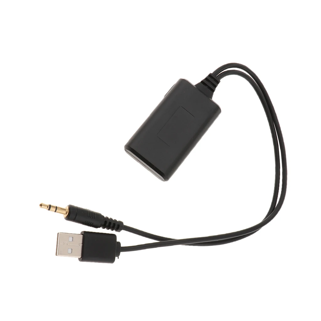 12V 3.5mm Car Radio Bluetooth Audio Adapter Aux Cable for BMW E90/ E91/ E92/ E93