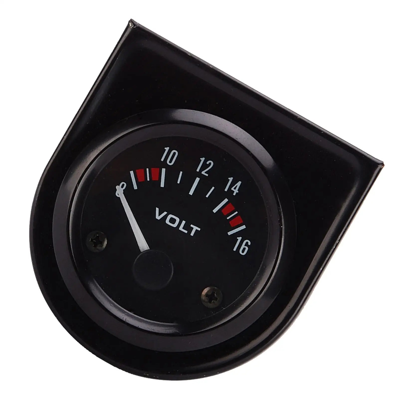   meter Meter 8 ~ 16V 52mm Black Car Interior Accessory