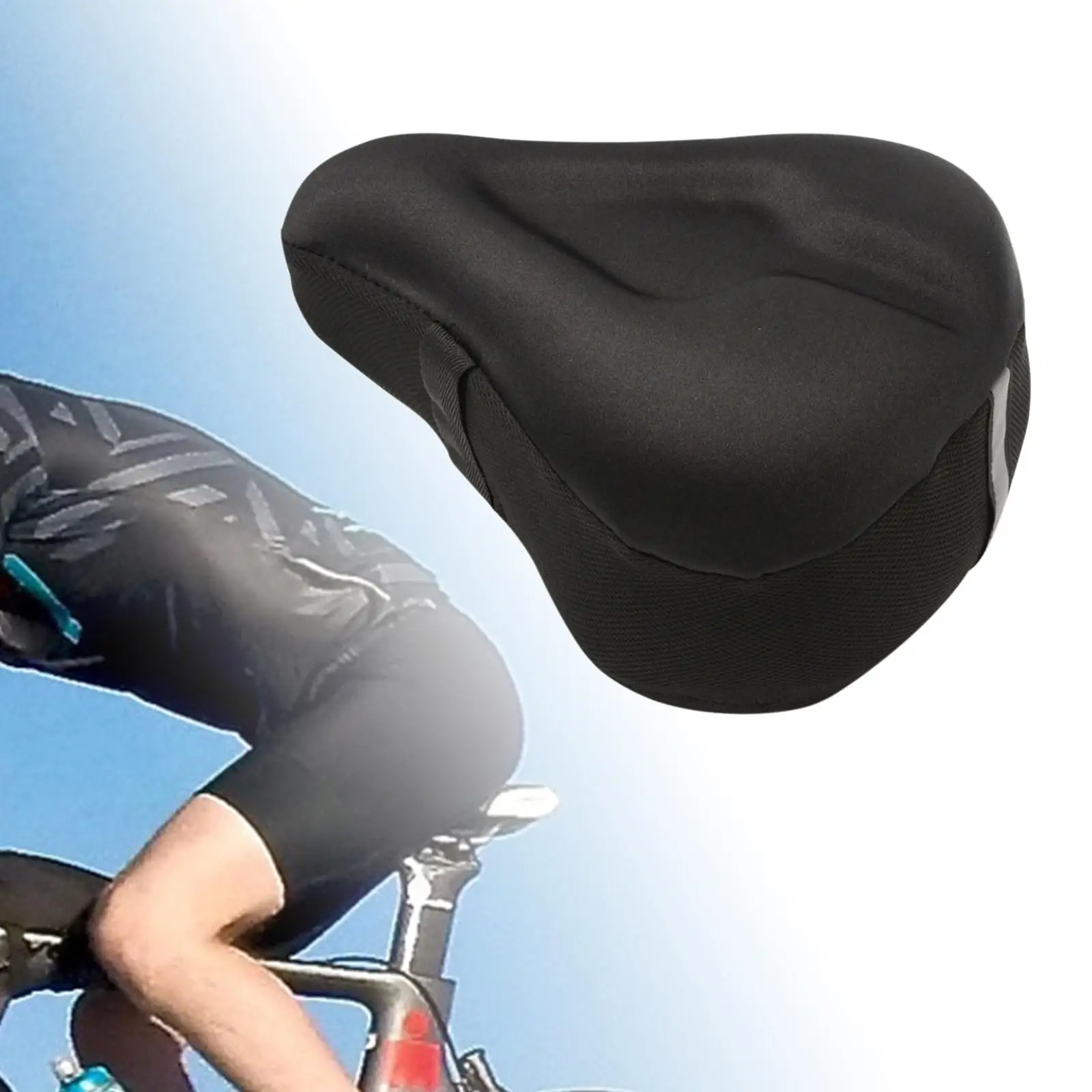 Electric Bicycle Saddle Seat Soft Thickened Electric Bike Pad Cushion Cover Comfortable Road Cycling Breathable Cushion