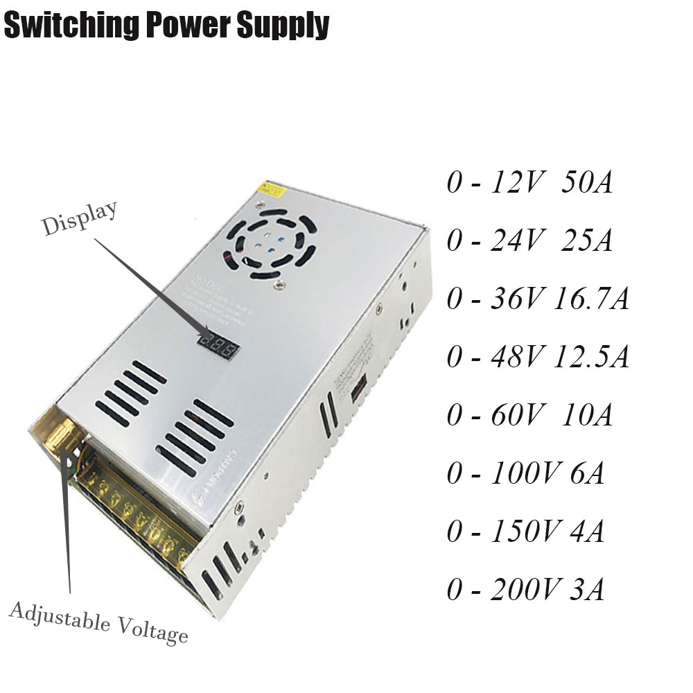 36V, 48V, 60V, 100V, 120V, 150V, 200V,