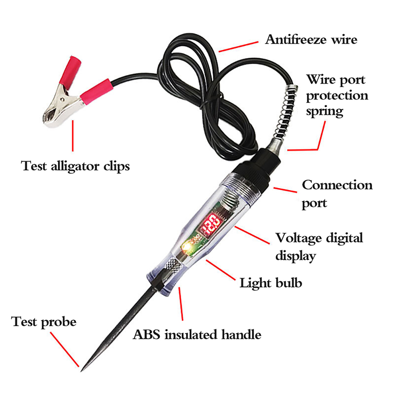 ТЕСТЕР-КОНТРОЛЬКА ДЛЯ АВТО 6-24VOLT АРТ. 37914 FORCH