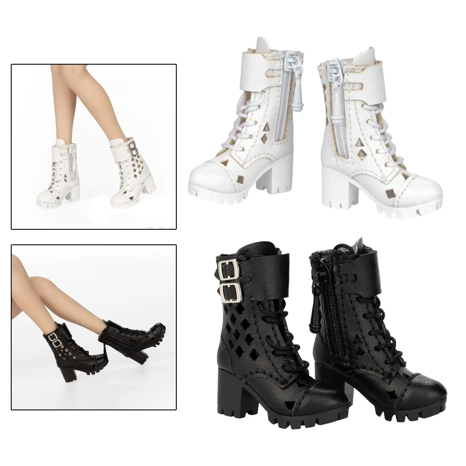 1:6 Boot  High Heeled Shoes for 12inch Female Action Figures Accessory