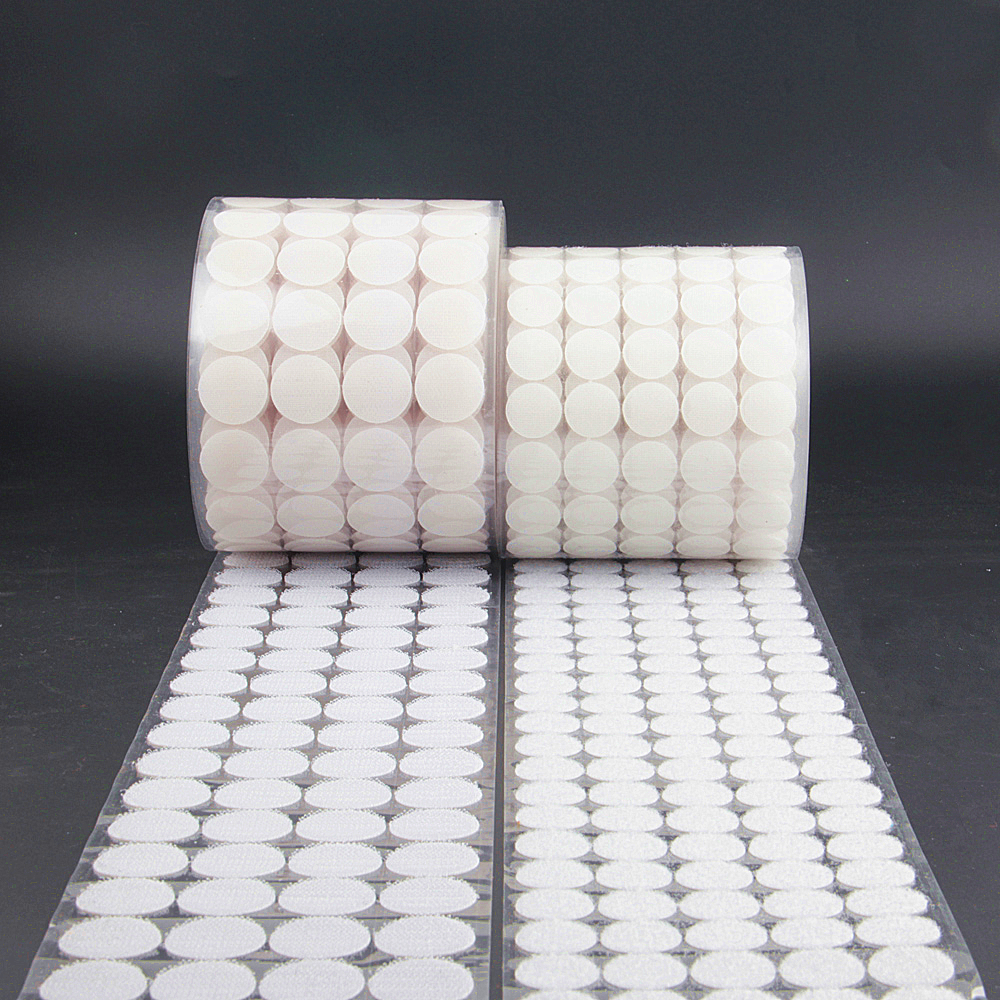 99pairs 10/15/20mm Transparent Sticky Dots Self Adhesive Hook and Loop Fastener Tape Strong Glue Baby Round Coin Tape Sticker
