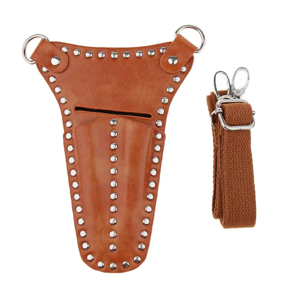 PU Leather Shears Tool s Gardening Pouch  Hairdressing PU Leather Scissors Case Holder  Belt Pouch Bag