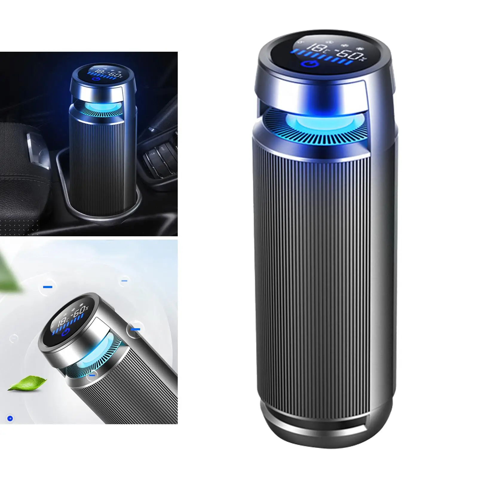 Portable   Filter, Fresh , Purifying Support for Home, Office, Car, or Travel, Removes Pollen, Smoke, Odors, USB Powered