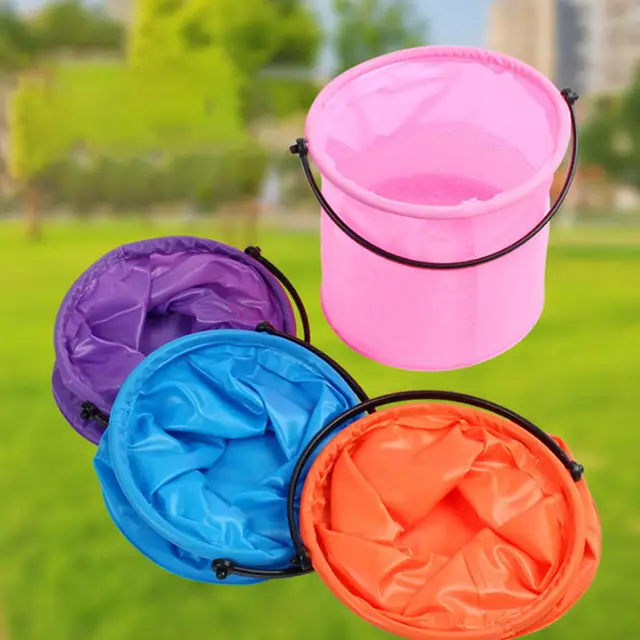 Collapsible Bucket with Handle Portable Travel Foldable Basin Bucket  Camping Folding Bucket Water Container Folding Foot Basin - AliExpress