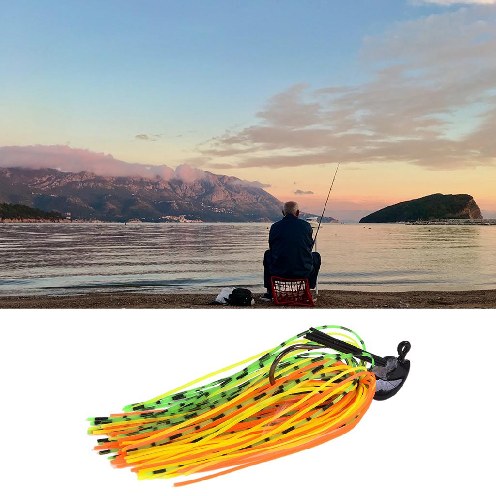 Bass Fishing Jigs Football Jigs Metal    Fishing Lures Kit