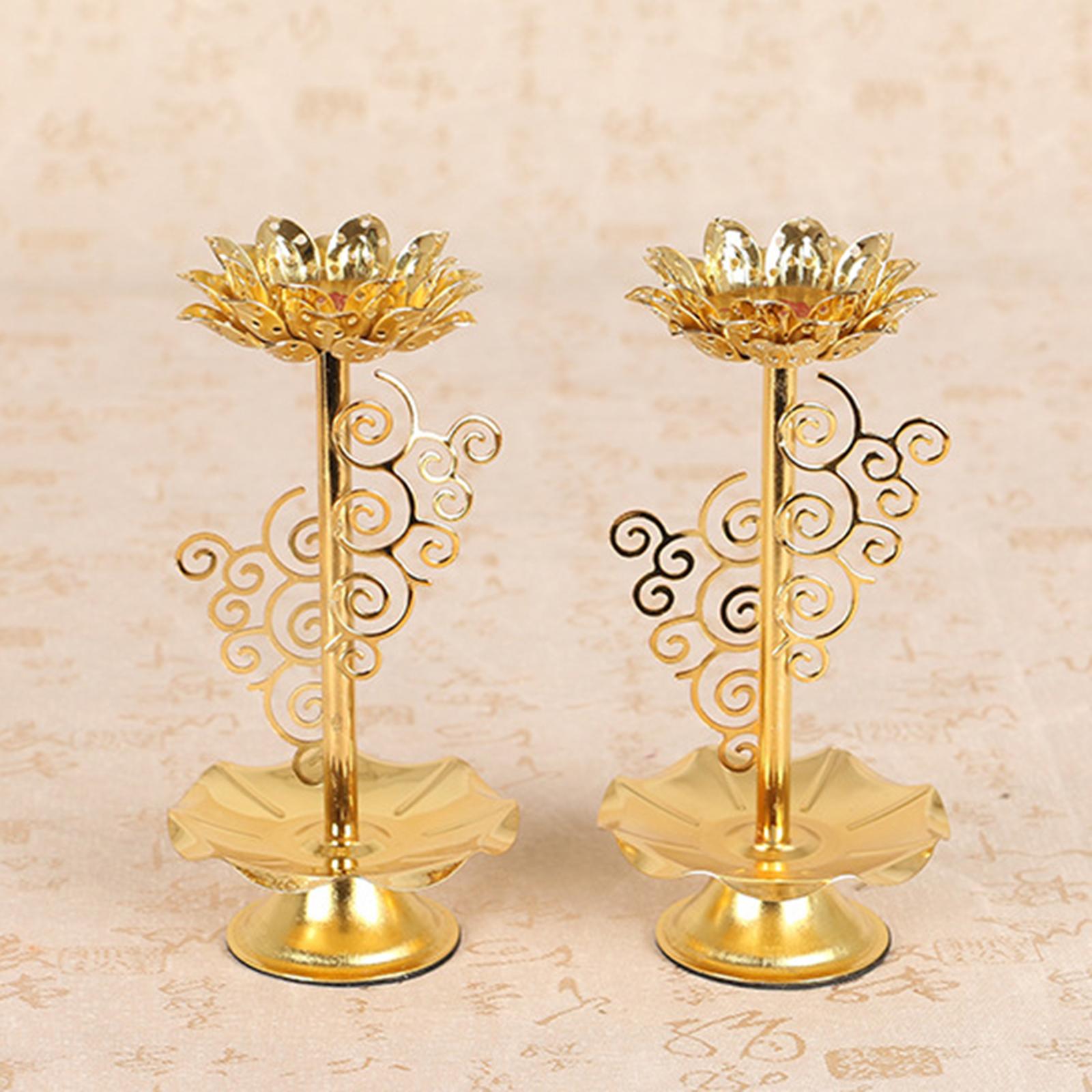 Ghee Lamp Holder Candle Holder Butter Oil Lamp Candlestick Tibetan Religious Activities