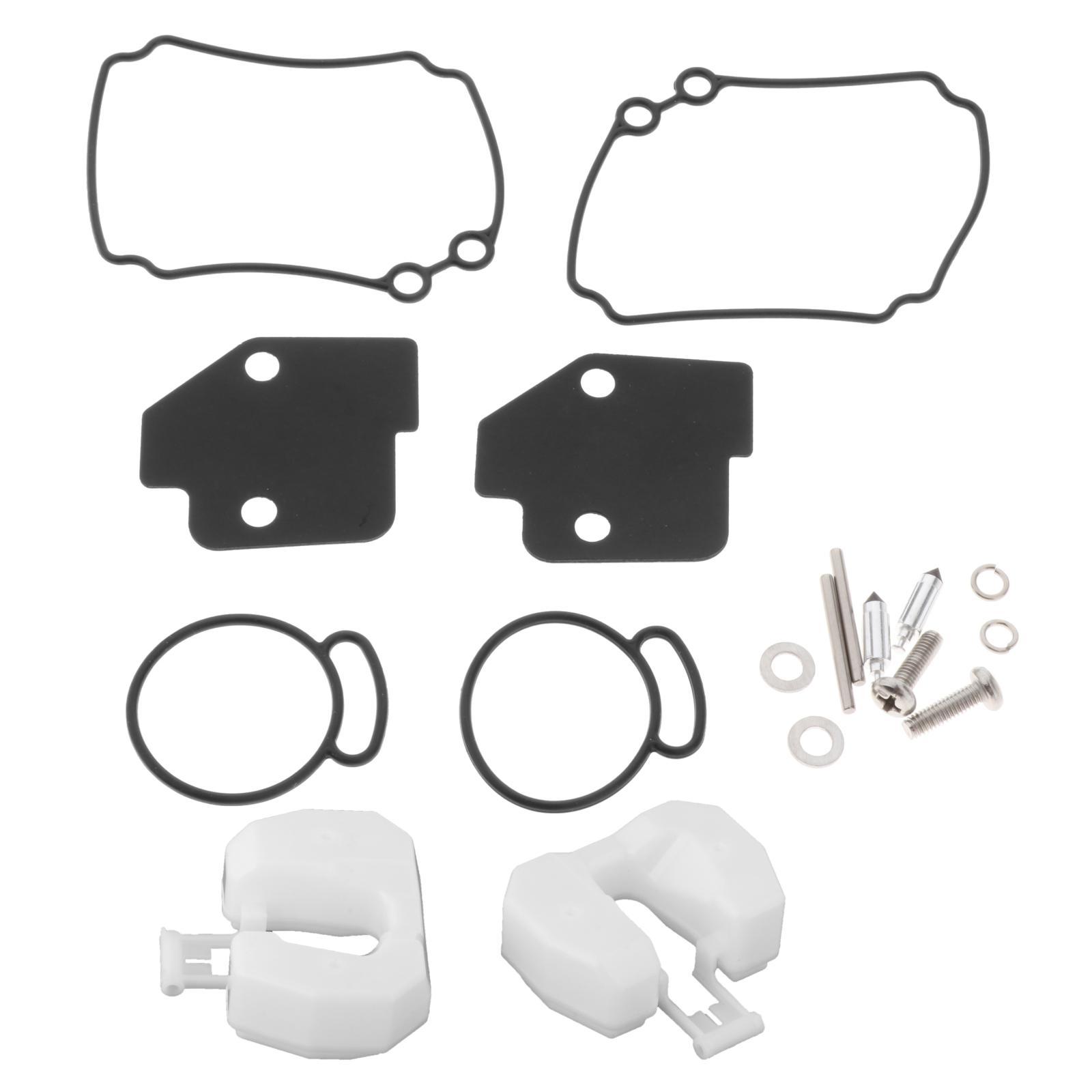 6L2-W0093-00-00 Carburetor Repair Kit Fit for Yamaha 2-Stroke Outboard Engine 20HP 25HP Replaces Accessories