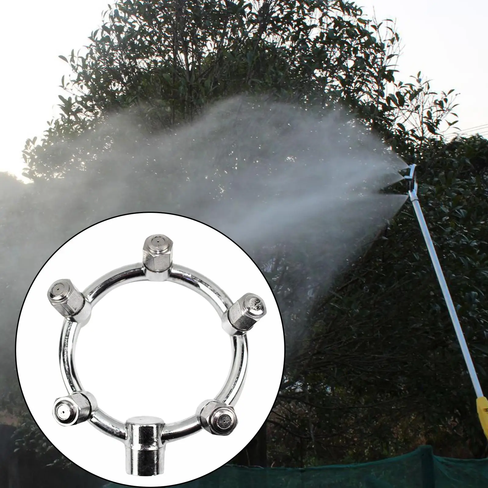 Outdoor Misting System Agricultural Spray Head Fan Cooler Water Cooling