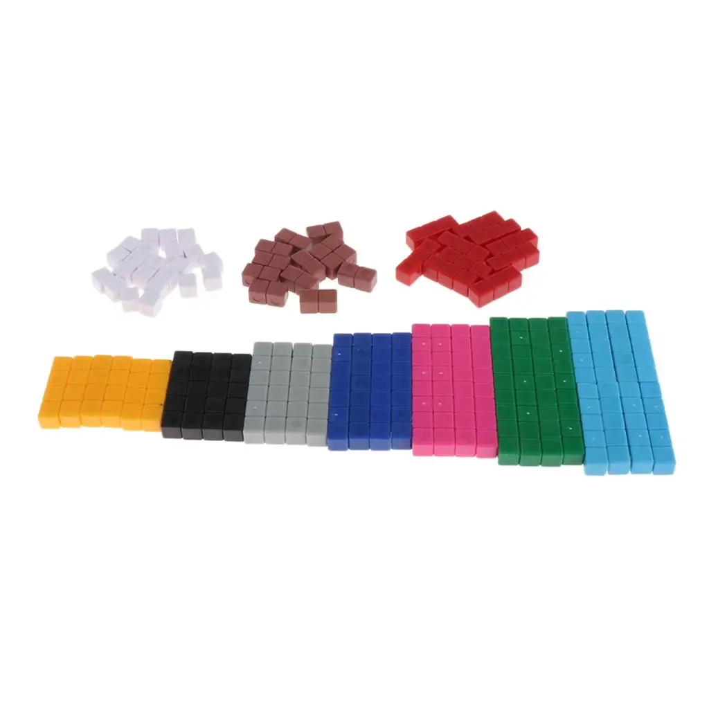 Mathematical Cognitive Colored Building Blocks Game Cute 