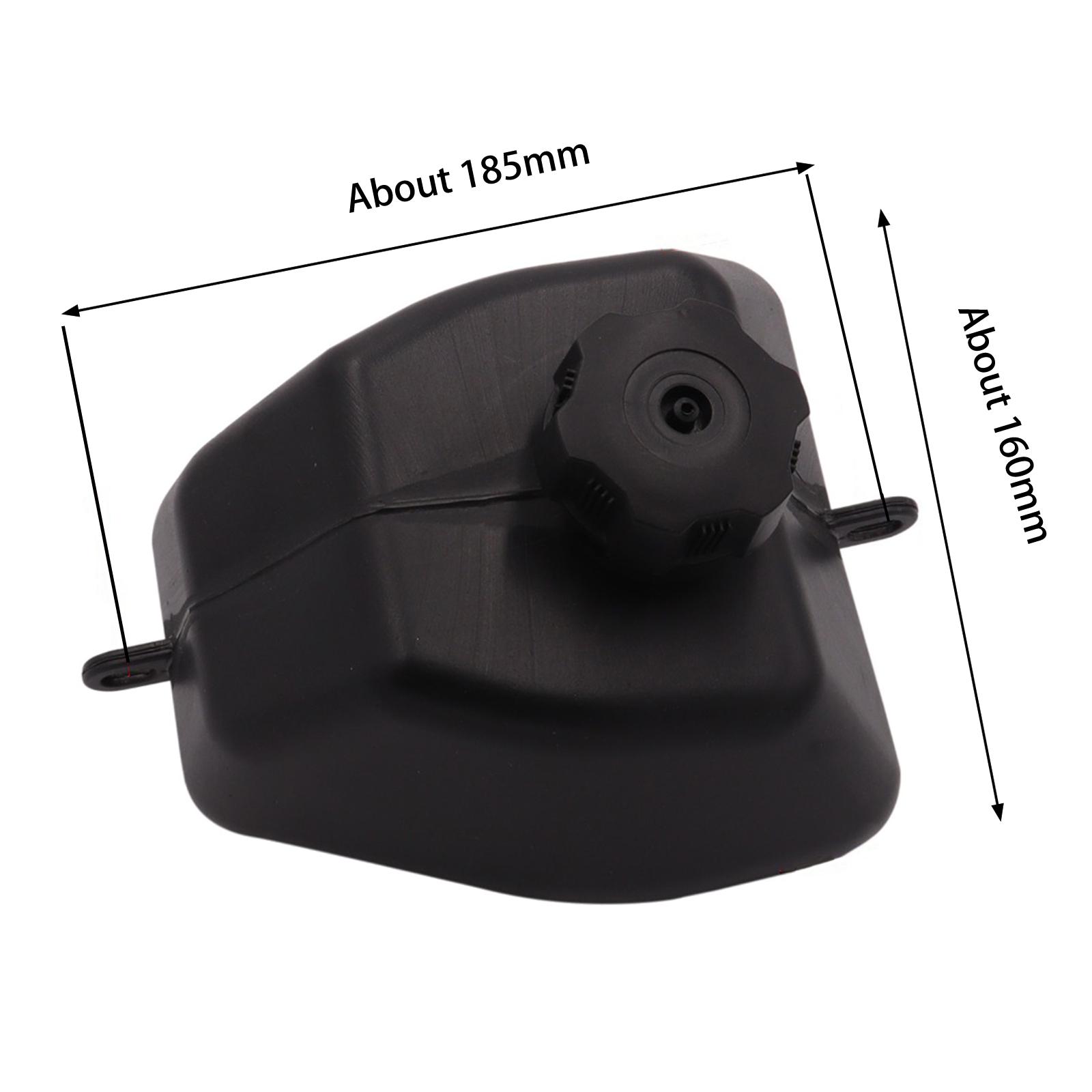1 Piece Gas Fuel Tank Plastic Replacement Accs W/ Cover Durable Petrol Fits for ATV Motocross Motorcycle Quad Dirt Bike Buggy