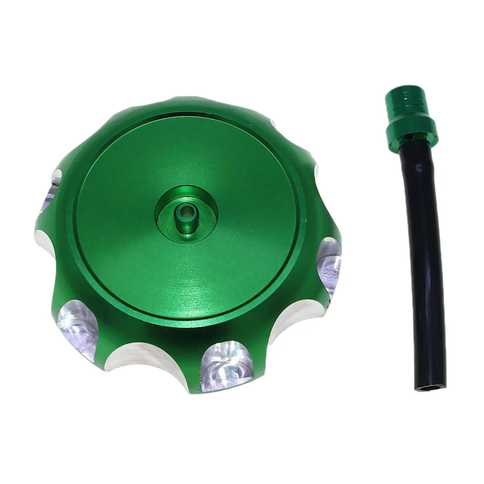 Fuel Tank Gas Cap Ergonomically Designed Durable Green Motorcycle Thread Gas