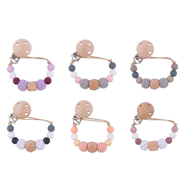 Pacifier Holder DIY Kit/silicone Pearl Pacifier Holder/diy Pacifier  Clip/pacifier Chain Kit/baby Gift 