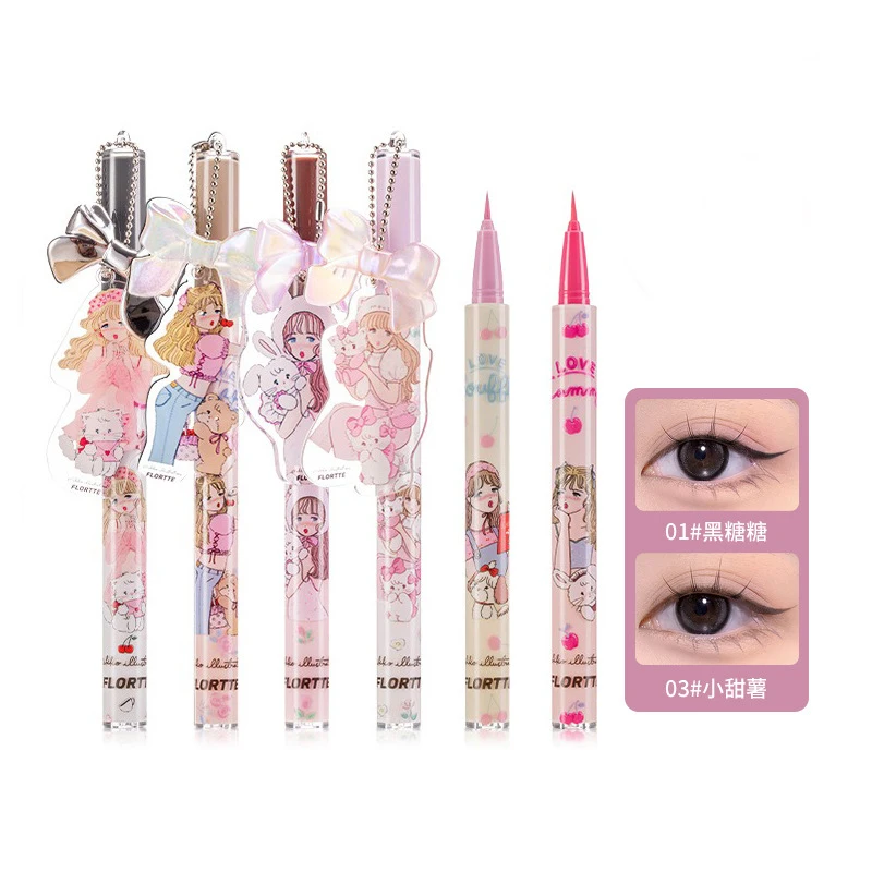 Best of FLORTTE Flower Loria MIKKO Joint Color Waterproof Eyeliner Liquid Eyeliner Pen Reviews & Tips