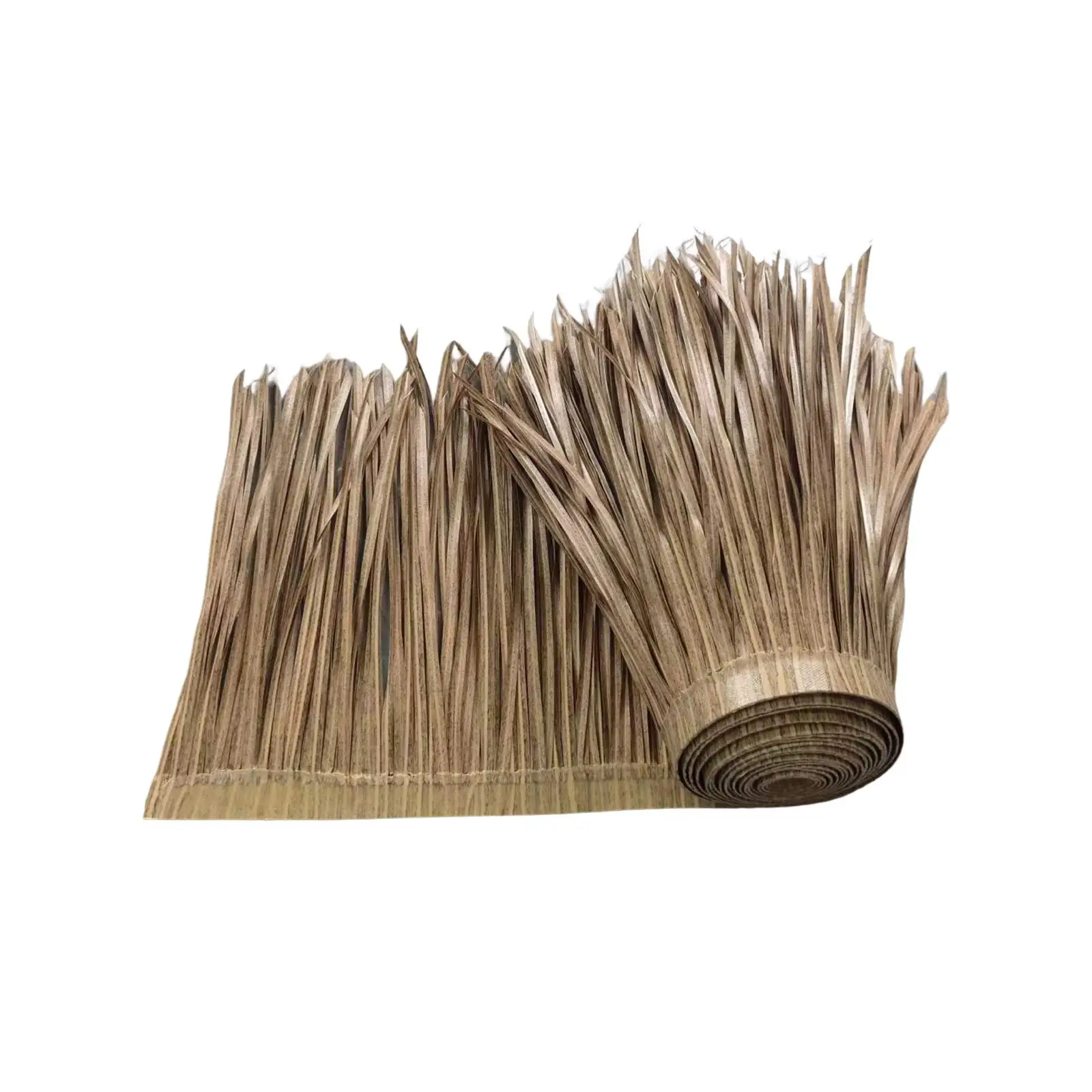 Palm Thatch Roll Grass Thatch Roll Straw Mats Trimming Diy Shutters, Artificial