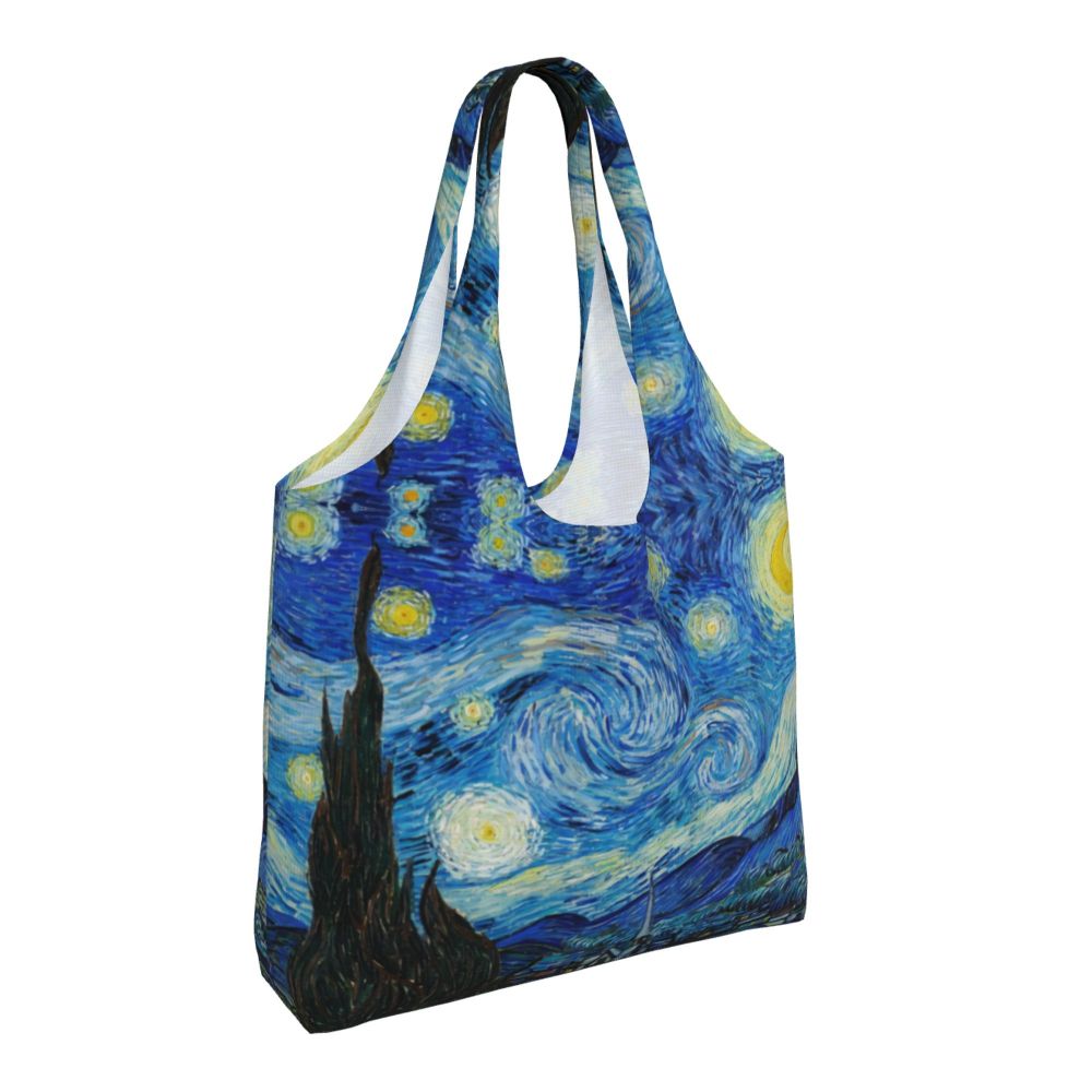 Noite estrelada Van Gogh Shopping Bag, bolsa