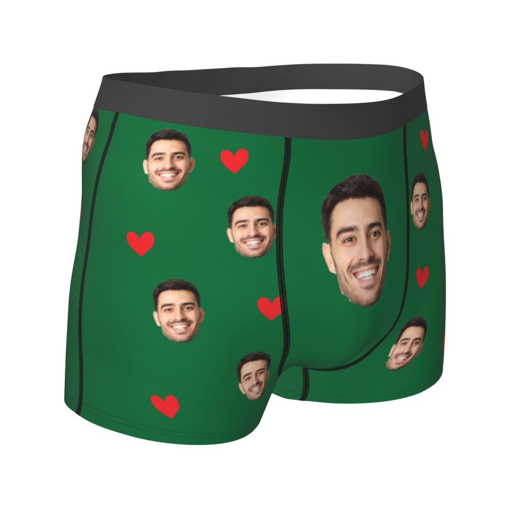 Title 9, Regalo da uomo Boxer con viso personalizzato Re...