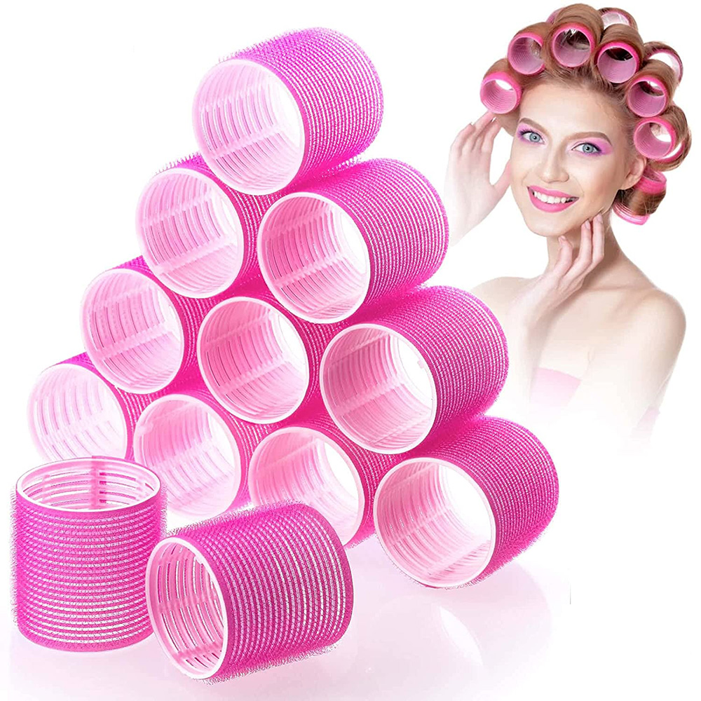 Best of 6pcs Self-Grip Hair Rollers Heatless Hair Curlers No Heat Hair Bangs Volume Self-adhesive Hook &amp; Loop DIY Styling Tools Reviews & Tips