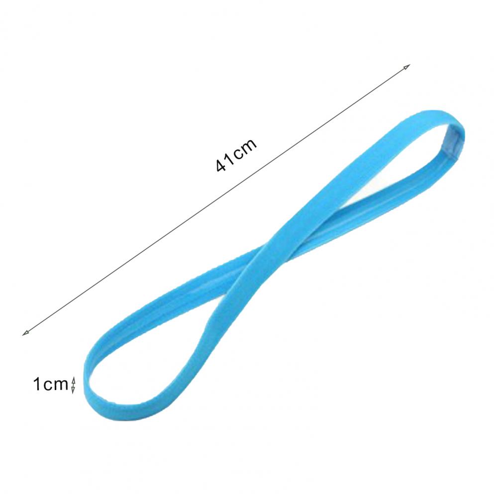 Description Picture 2 of itemFitness Headband Yoga Running Fitness Headband Sport Hair Band Football Anti-slip Elastic Sweatband Gym Sport Headband Hair Ties