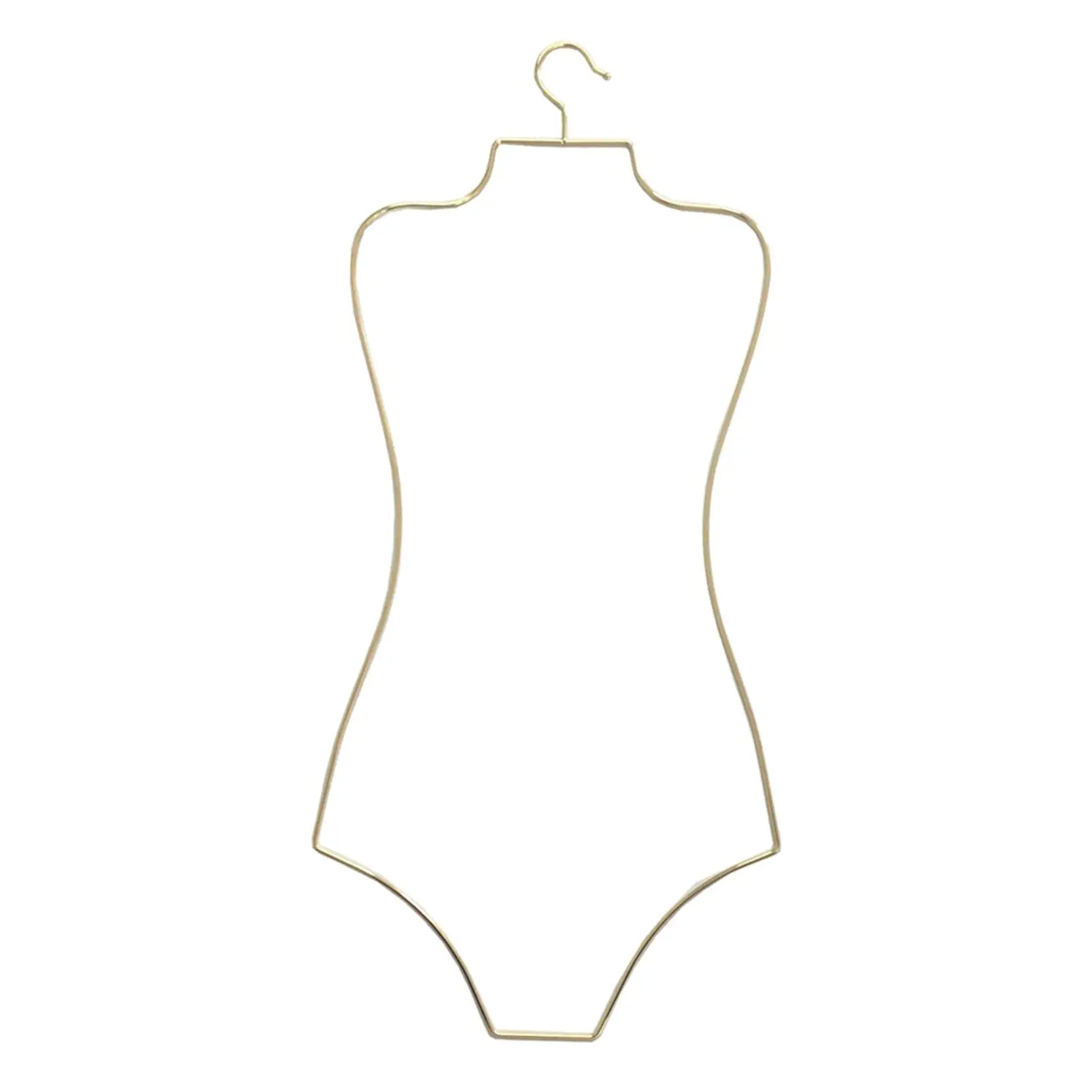 Wire Body Shape Display Hanger Bikini Dress Clothes Storage Metal Rack for Child Unisex Windows Closet Cloakroom