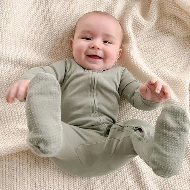 Ma&Baby 0-6M Newborn Infant Baby Boy Girl Jumpsuit Soft Long Sleeve Zipper Romper Autumn Spring Baby Clothing