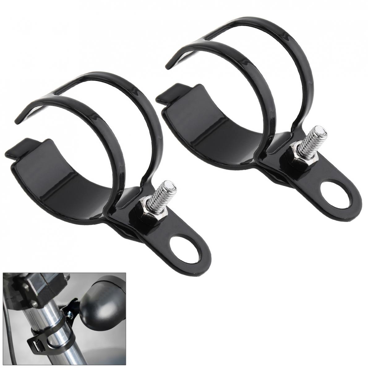 Marke Neue 2 stücke Motorrad Montieren Blinker Halterung Blink Halterung Blinker Indikatoren Halter Gabel Montieren Klemme für ATV/Scoote – Detail 4