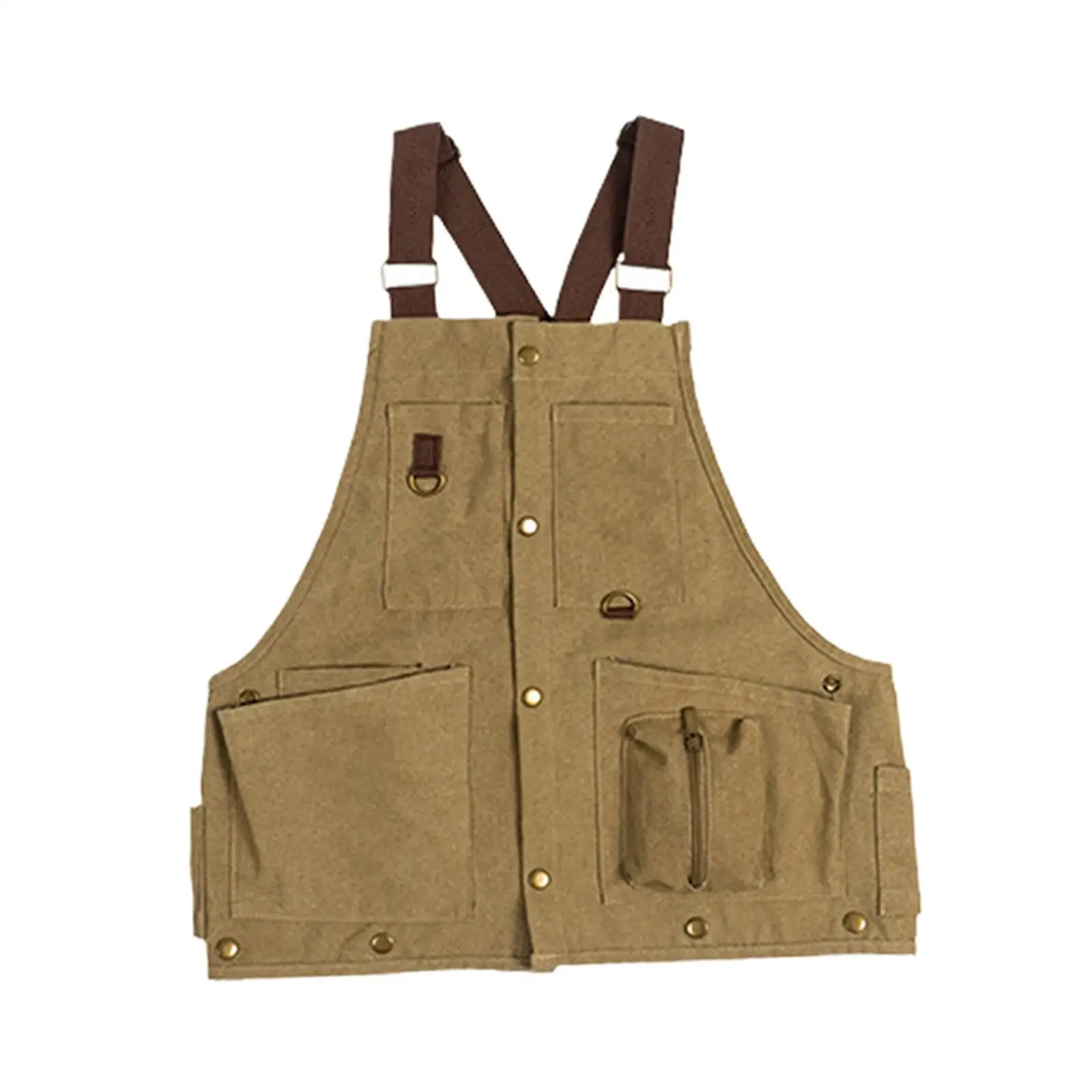 Barbecue Apron Casual Outdoor Camping Vest for Adult Photography Backpacking