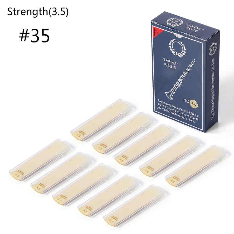 10 Stück Bb-Klarinettenblätter, Stärke 1,0/1,5/2,0/2,5/3,0/3,5 Blätter, traditionelle Blätter für Klarinettenanfänger und – Detail 4