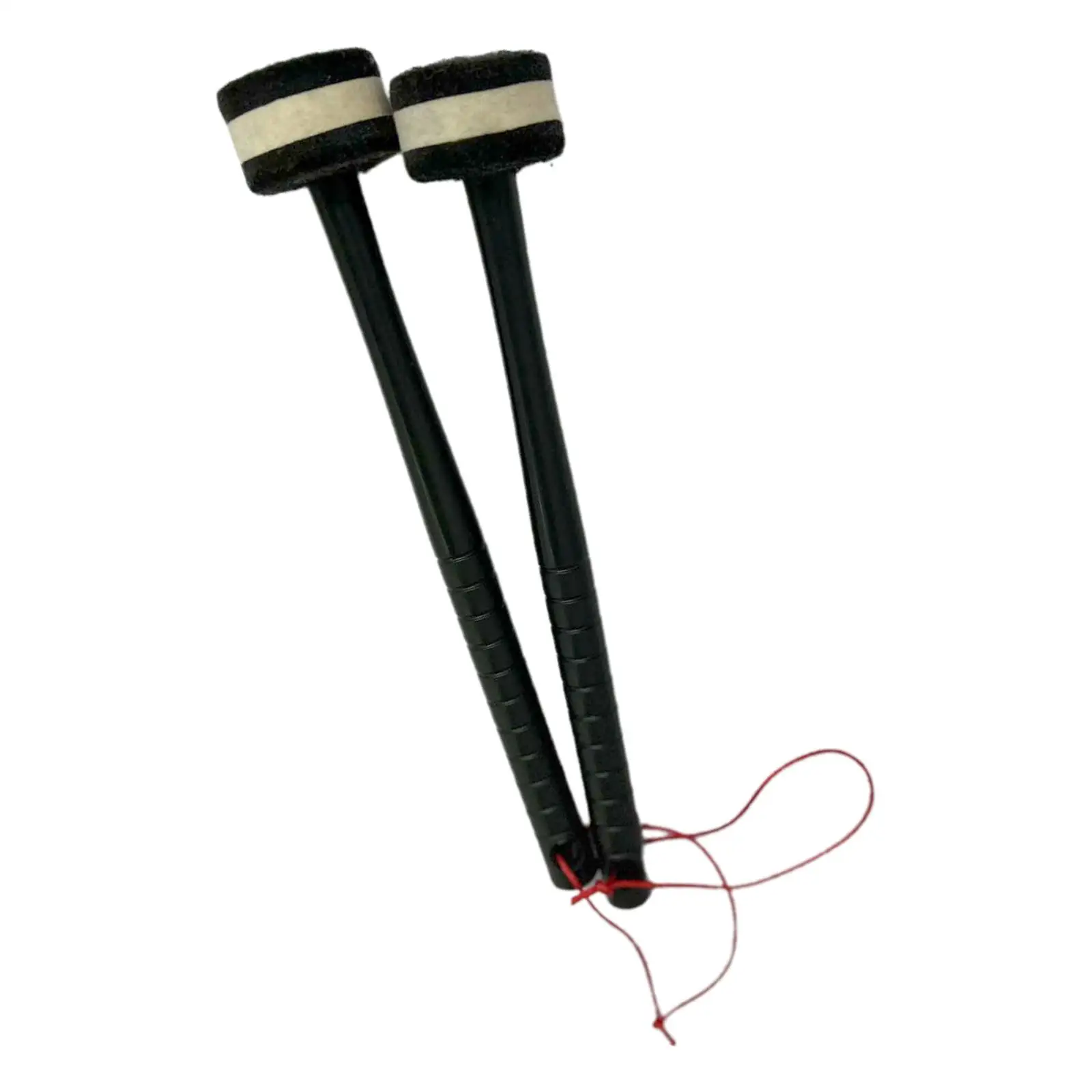 2 Pieces Steel drum Mallet Musical Instrument Accessories Felt Mallet Drummers Gong Woodblock Drum Bells Adults