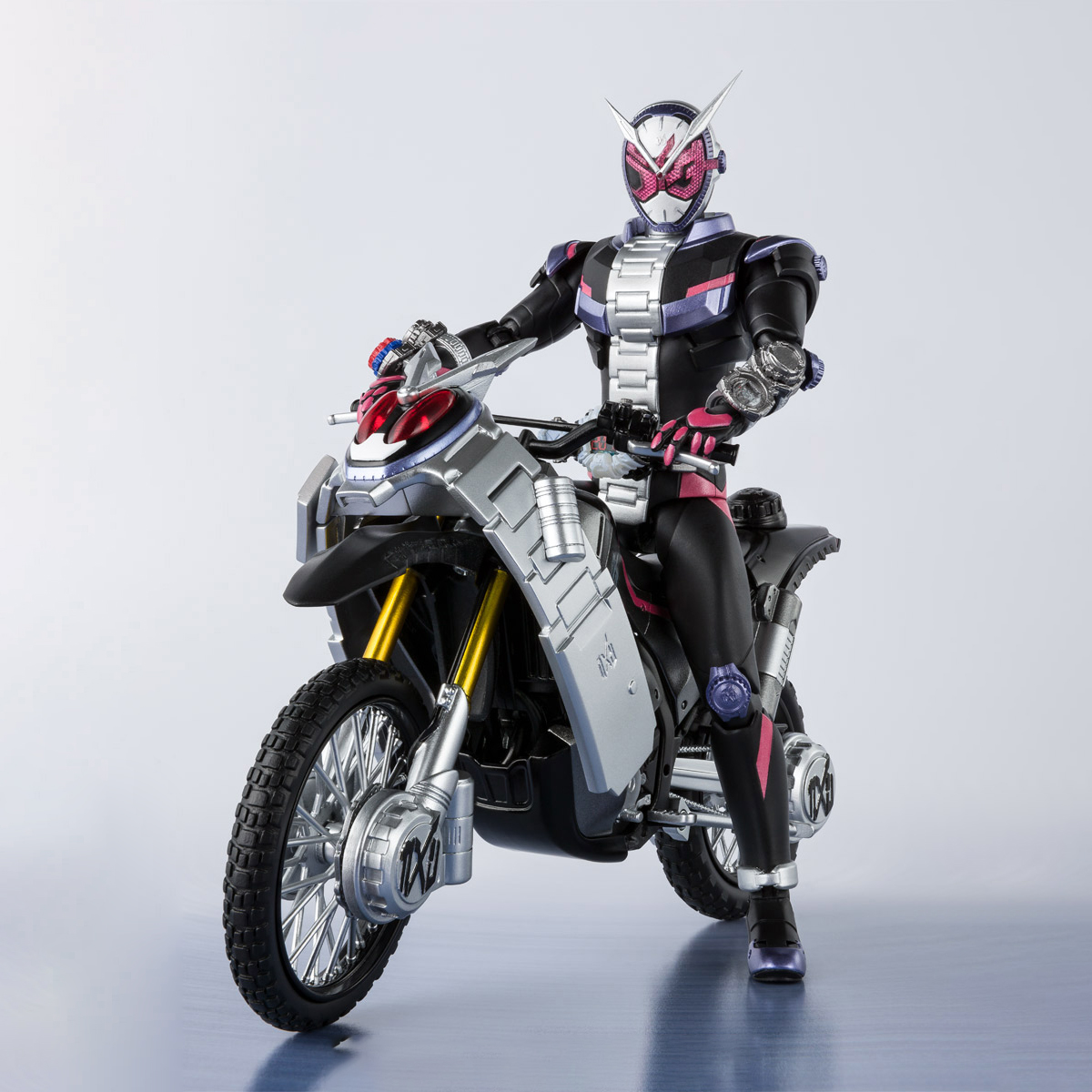 Полный комплект для езды на мотоцикле Bandai Q VersionSHF Kamen Rider Zi-O,  подвижные Аниме фигурки, игрушки в сборе, подарки для детей