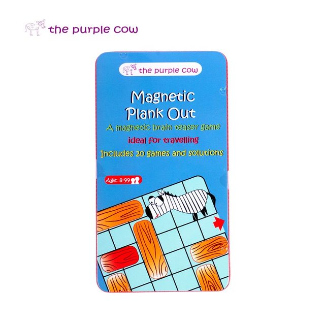  The Purple Cow Magnetic Travel Car Race Game