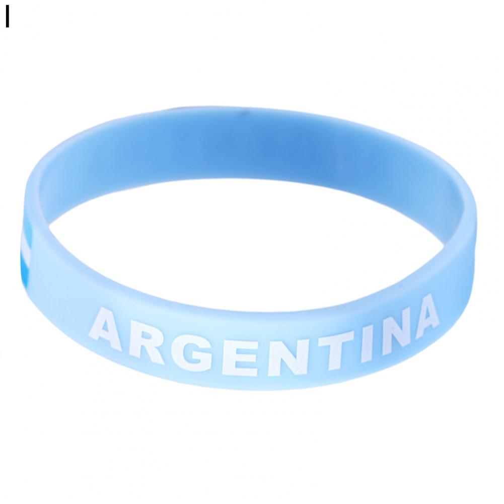 Description Picture 5 of itemFootball Bracelet Commemorative Theme Inspirational National Flag Souvenirs Fans Accessories Qatar Sports Bracelet for Gift