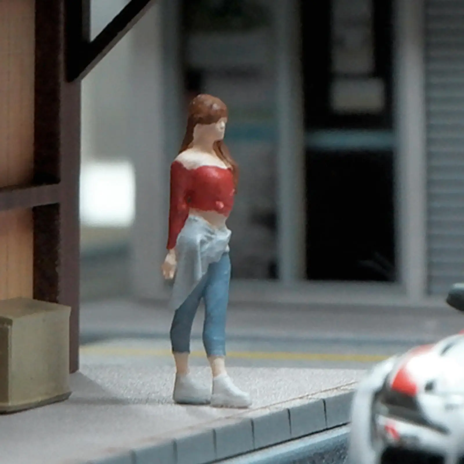 Miniature Scene People Role Play Figure Simulation Miniature toy Figurines for Miniature Scene Diorama Model Train Layout