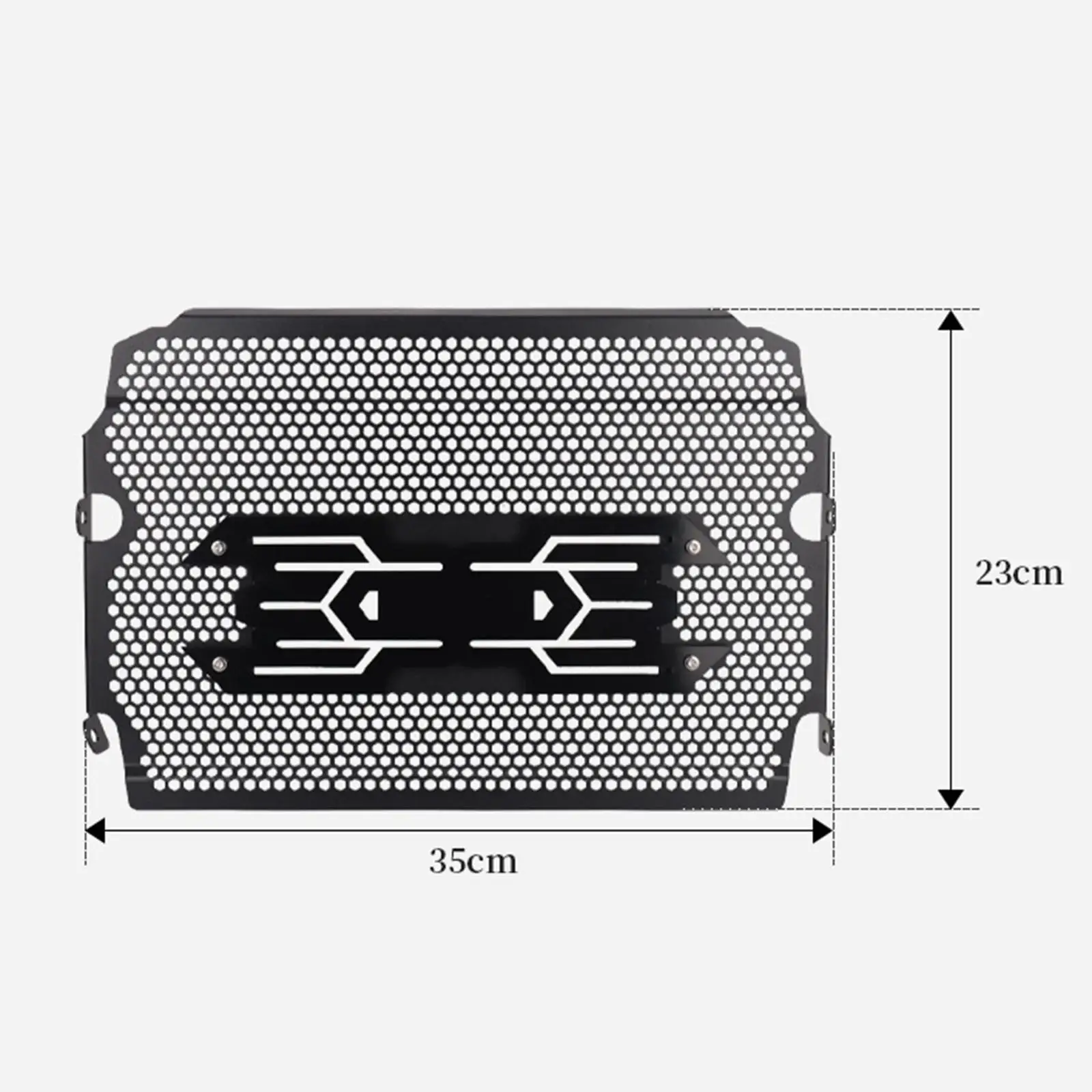 Motorcycle Radiator Grille Guard Protective Cover Black for Yamaha Yzf R7