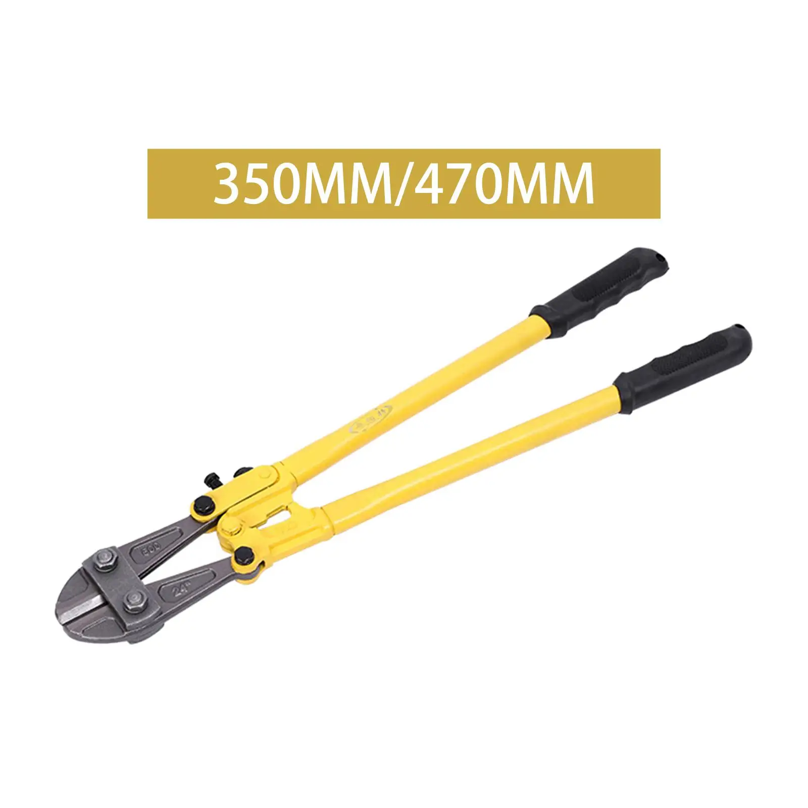 Bolt Cutter with Comfort Grip Forged T8 Steel Blade Heavy Duty Steel Bar Cutter for Locks Rods Screws Wires Chain Link Fence