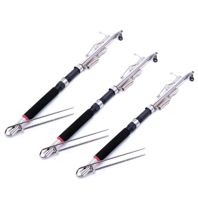 Upgraded Stainless Steel Automatic Fishing Rod (Without Reel) 1.8m 2.1m  2.4m 2.7m FRP River Lake Sea Fishing Rod Pole Tackle - AliExpress