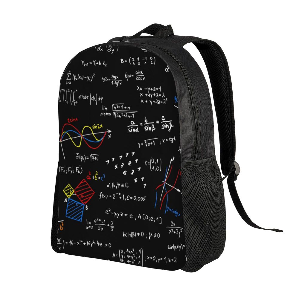 Mochilas impermeáveis do professor da matemática para