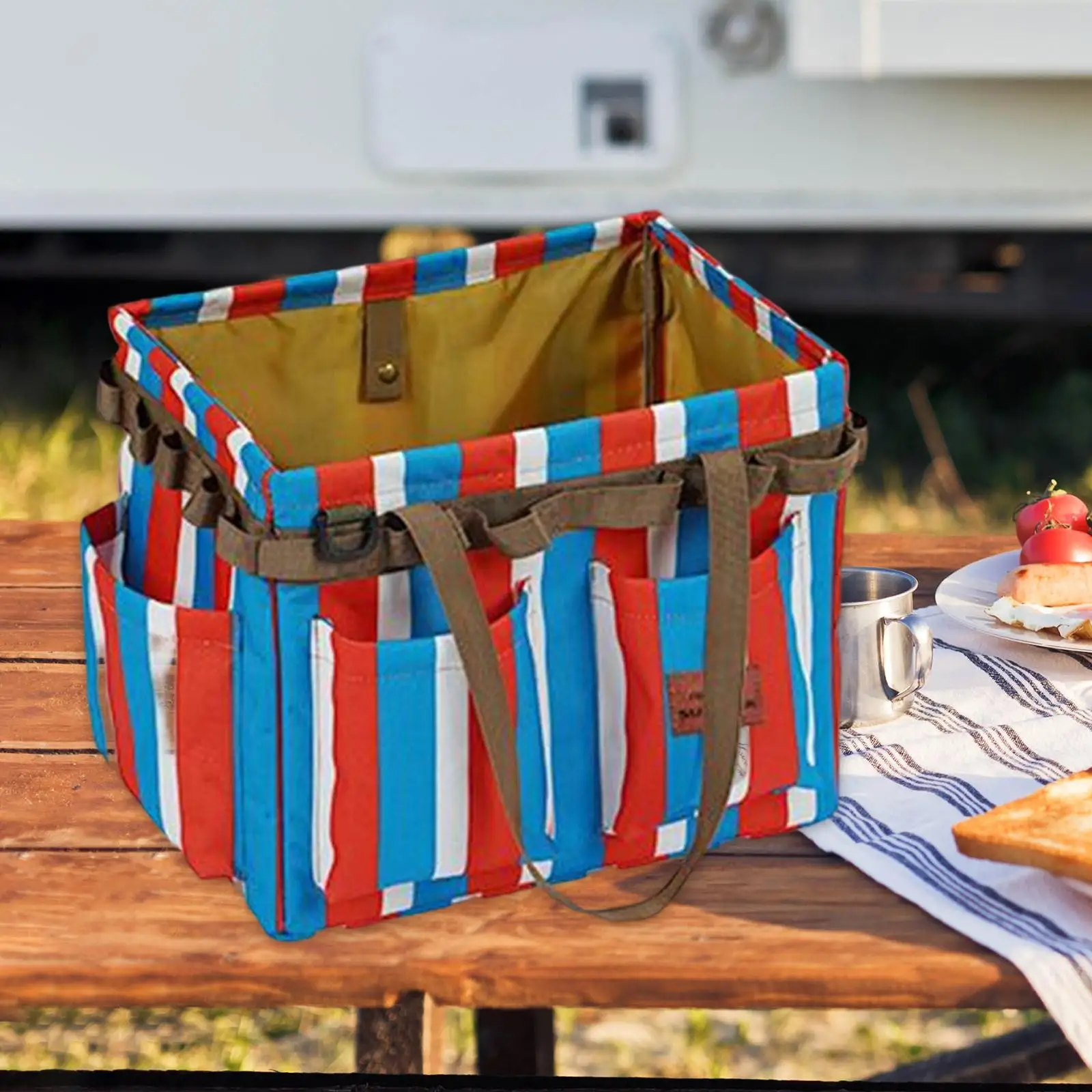 Camping Storage Bag Tool Organizer Utility Tote for Outdoor Grocery Household Cooking