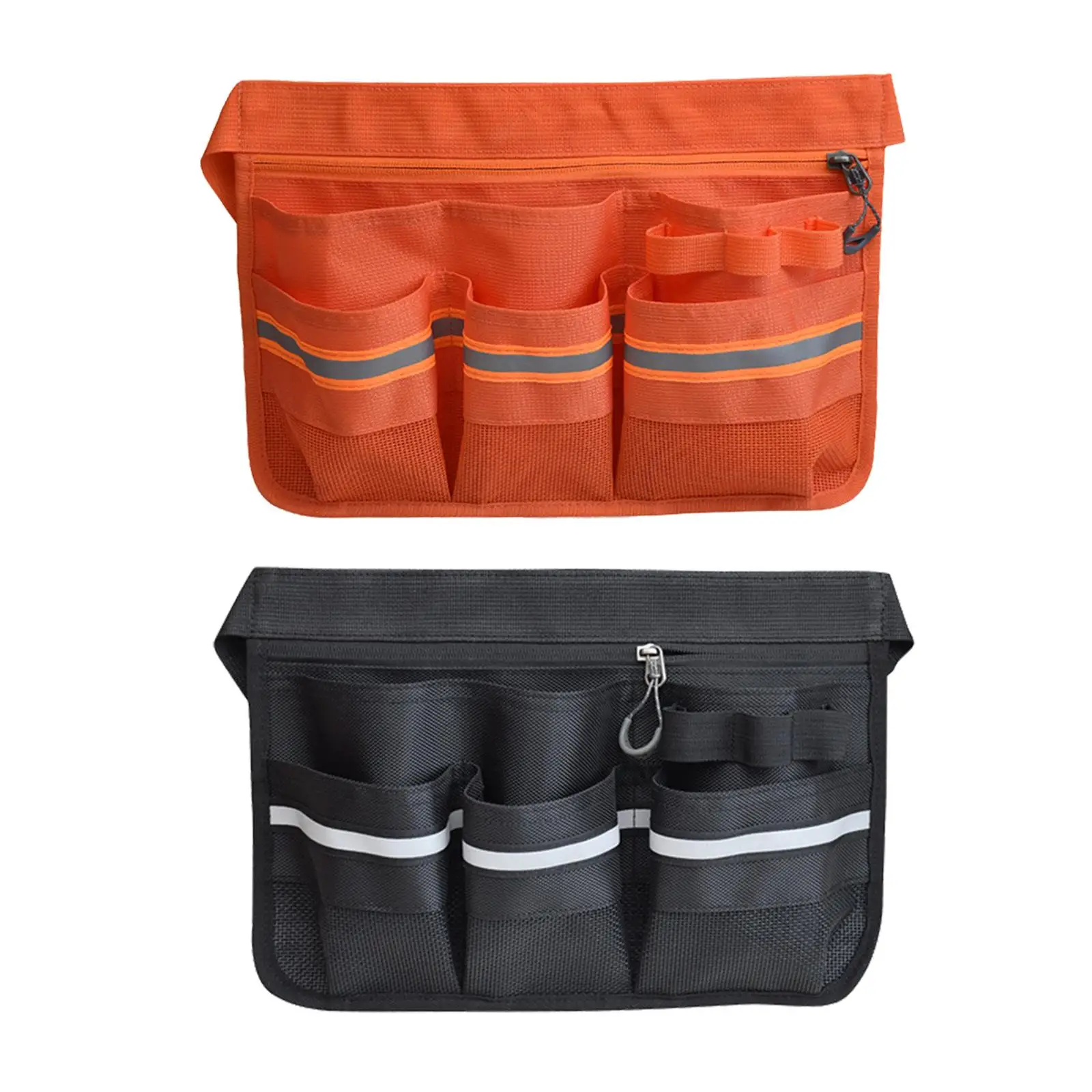 Tool Bag Oxford Cloth with Pockets Waiter Storage for KTV Cleaning Catering