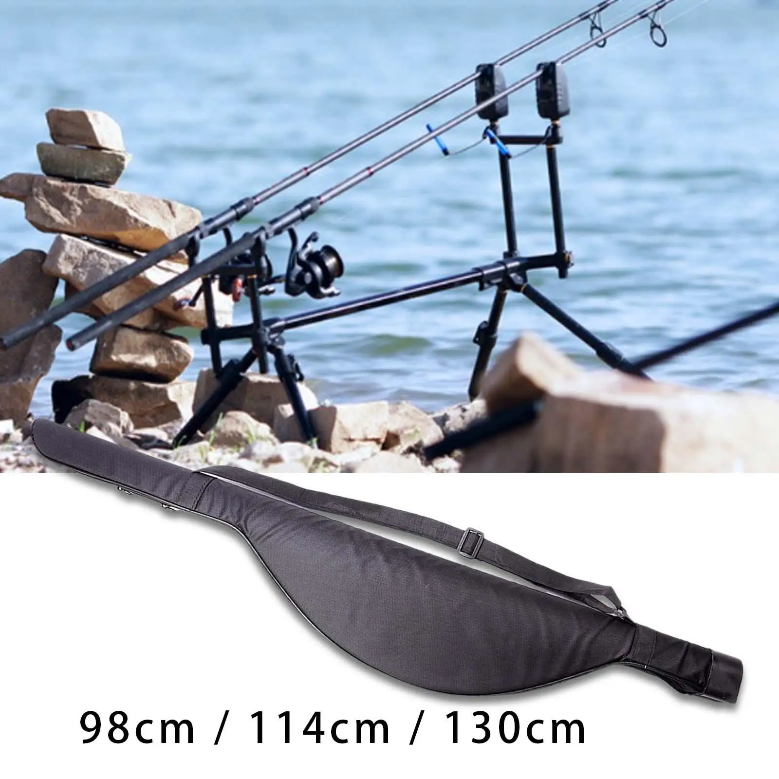 Fishing Rod Case, Portable Folding Fishing Rod Case, Fishing Rod Carrying Case,