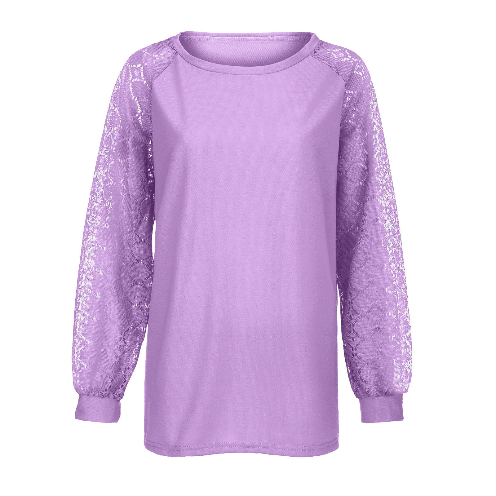 camisas femininas elegante rendas crochê crewneck escritório senhora blusas 2021 moda