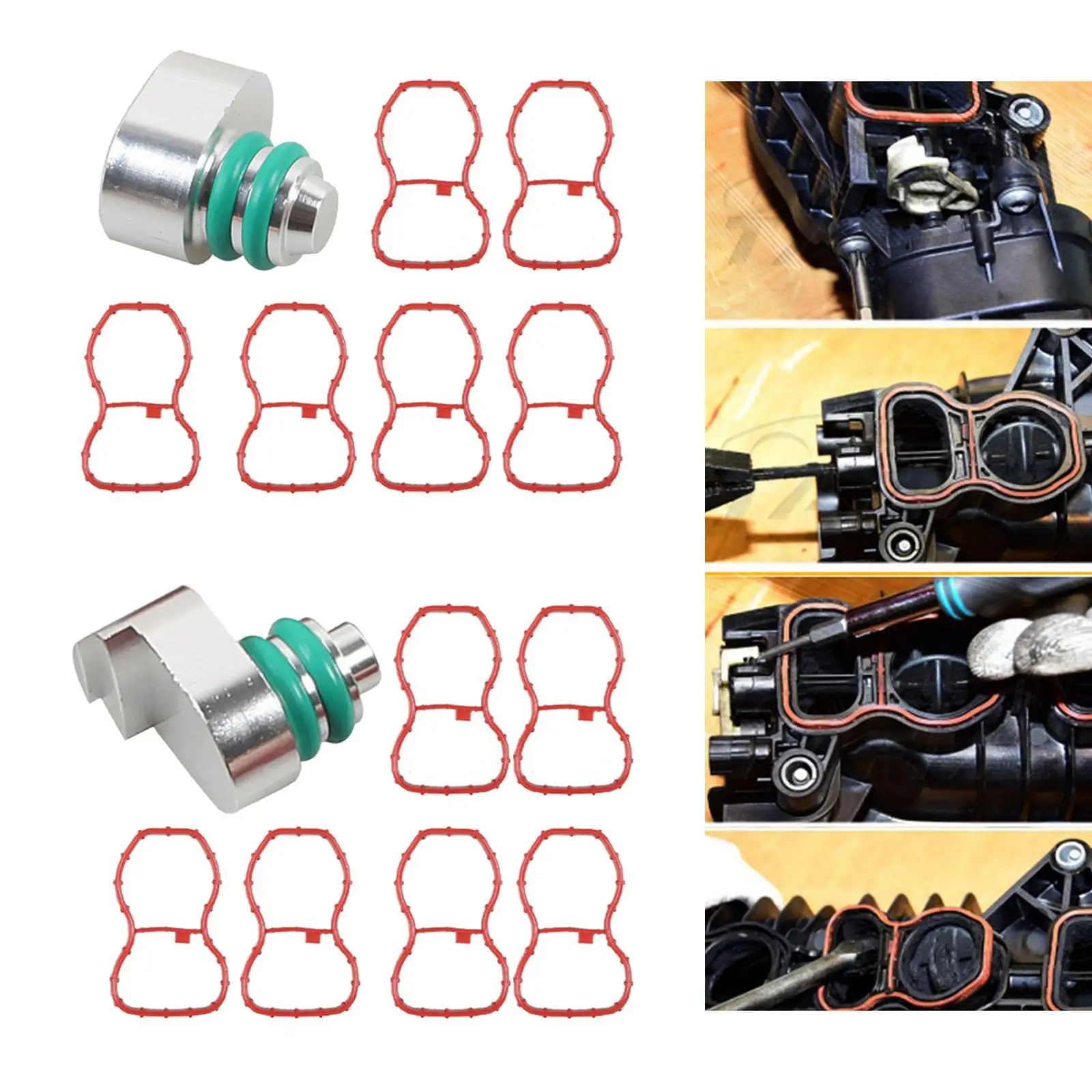Swirl Flap Plug Kit Engine Parts 714123100 11618511363 11618575534 Fit for BMW