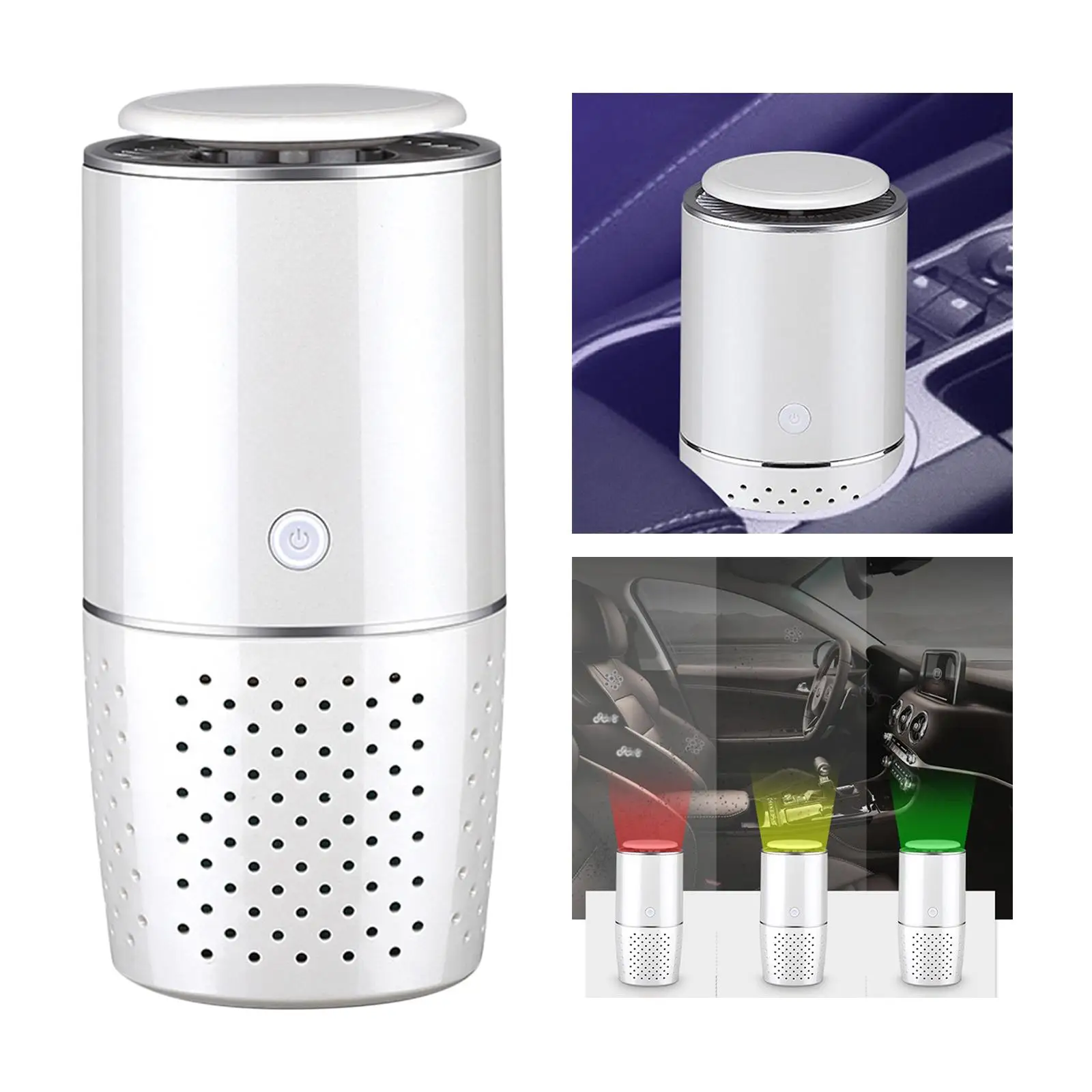 Car Air Purifier Cleaner Negative Ion USB Mini Home Vehicle Air Cleaner Remove   Air Purifier Vehicle Accessories