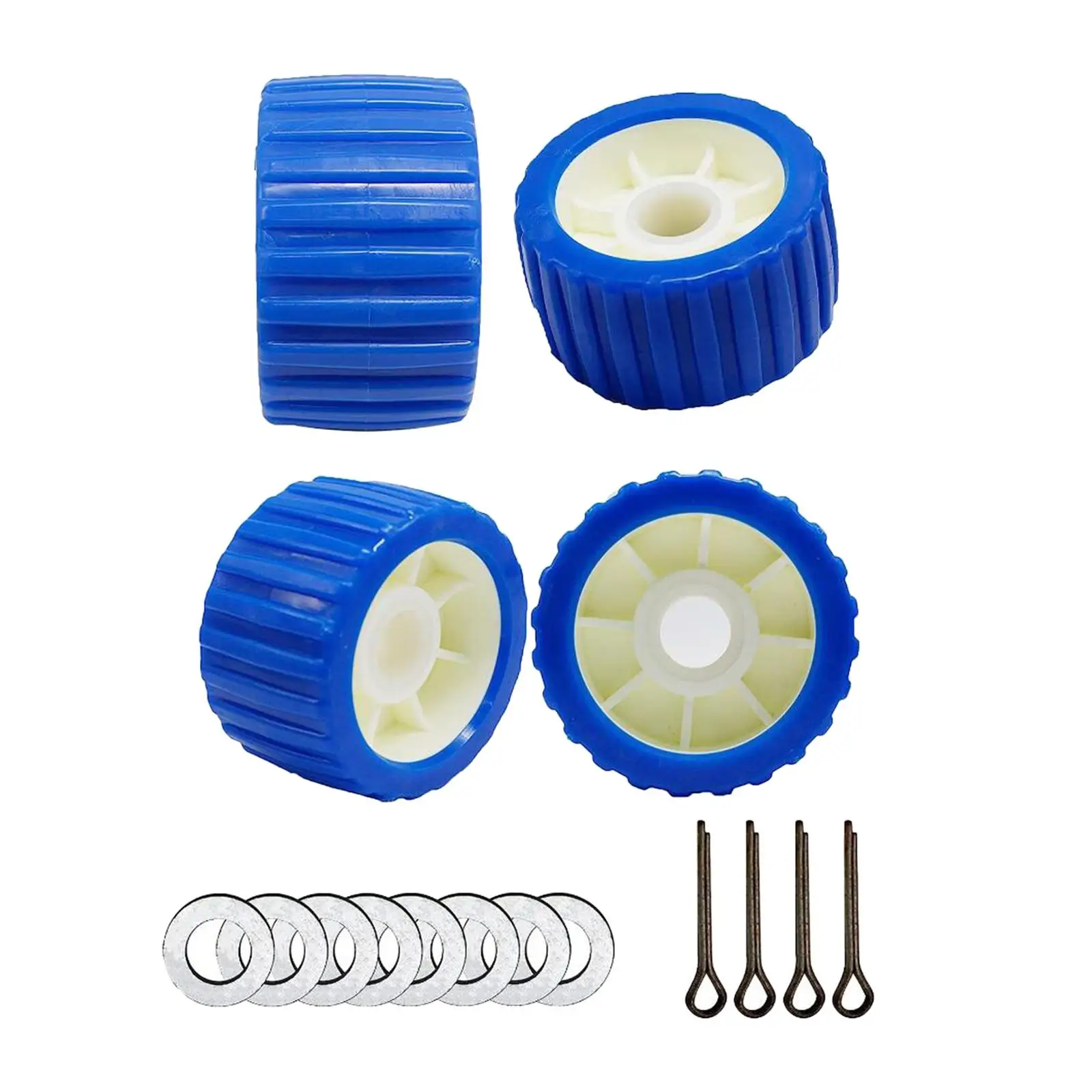 Trailer Roller Universal Plastic Accessory Trailer Parts for Dinghy Rubber Boat Motor Yacht Replace Parts Long Service Life