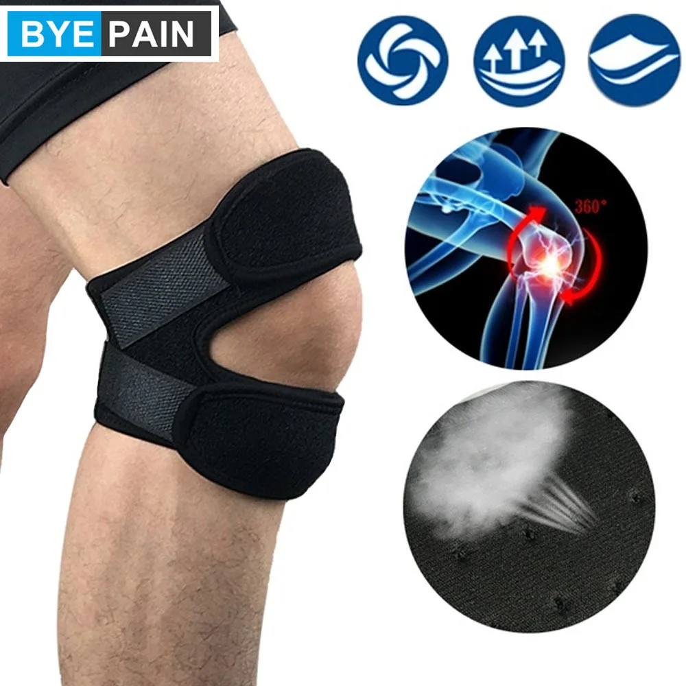 Best of 1Pcs BYEPAIN Adjustable Knee Patellar Tendon Support Strap Band Knee Support Brace Pads For Running Basketball Outdoor Sport Reviews & Tips