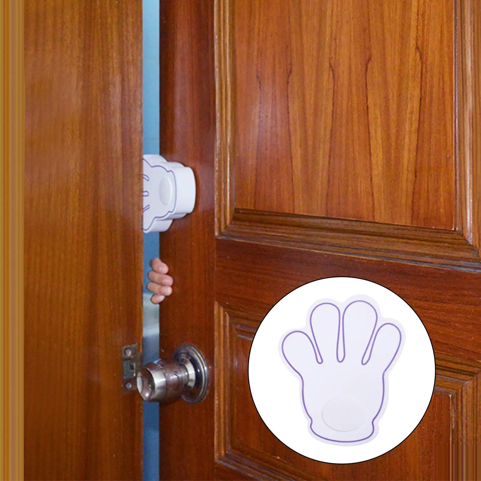 door Lock Stopper Finger Protector Door Universal Door Protector for Kitchen Bathroom Door Bedroom Home